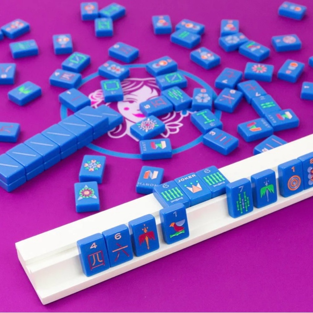 🀄️💙 The Mahjong Line | The Minimal Line : Blue-Eyed Jack Mahjong Tiles 💙🀄️ - Picture 3 of 11